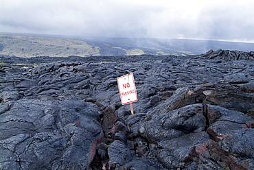 Lava flow, Kilauea, Hawaii Volcanoes National Park, UNESCO World Heritage Site, Island of Hawaii (Big Island), Hawaii, United States of America, North America