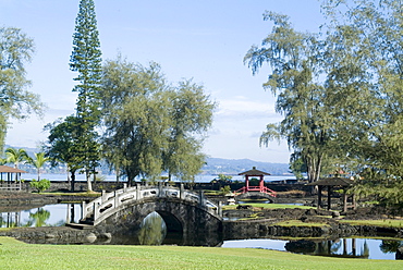 Liliuokalani Gardens, Hilo, Island of Hawaii (Big Island), Hawaii, United States of America, North America