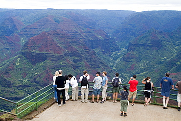 Waimea Canyon view, Kauai, Hawaii, United States of America, North America