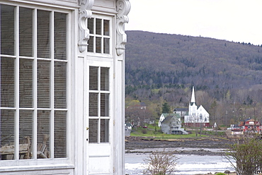 View across river, Annapolis Royal, Nova Scotia, Canada, North America