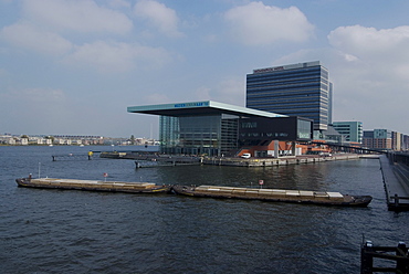 The new concert hall (Muziekgebouw), Eastern Docks, Amsterdam, Netherlands, Europe