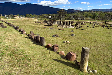 Ancient Observatory of the Muisca built by pre-Columbian indigenous people, near Villa de Leyva, Colombia, South America