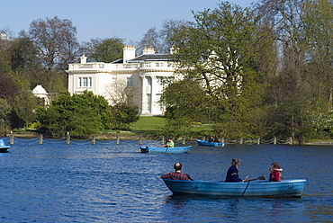 Boating Lake, Regent's Park, London, England, United Kingdom, Europe