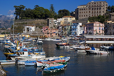 The Marina Piccola (small marina), Sorrento, UNESCO World Heritage Site, Campania, Italy, Europe