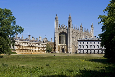 KIng's College, taken from the Backs, Cambridge, Cambridgeshire, England, United Kingdom, Europe