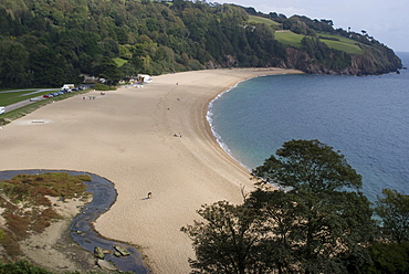 The beach at Blackpool Sands, Devon, England, United Kingdom, Europe