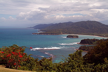 View from Noel Coward's home, Firefly, Port Maria, Jamaica, West Indies, Caribbean, Central America