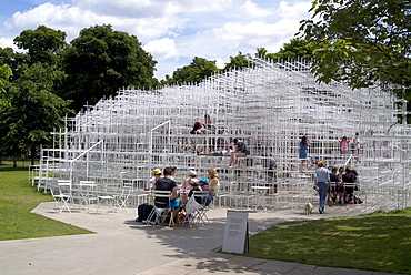 The Serpentine Pavilion for 2013, by Sou Fujimoto, London, England, United Kingdom, Europe