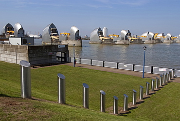 The Thames Barrier, Woolwich, London, SE18, England, United Kingdom, Europe