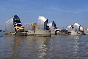 The Thames Barrier, Woolwich, London, SE18, England, United Kingdom, Europe