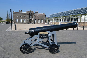 Old cannon, Woolwich Arsenal Military Museum, London, SE18, England, United Kingdom, Europe