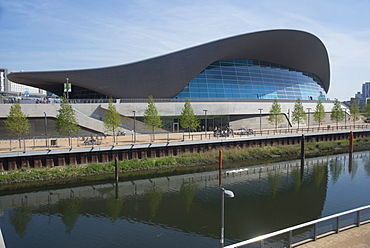 The Aquatic Centre, Queen Elizabeth Olympic Park, Stratford, London, E20, England, United Kingdom, Europe