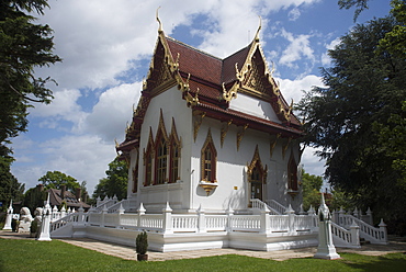 The Buddhapadipa Temple, the first Thai Buddhist temple built in the UK, Wimbledon, England, United Kingdom, Europe