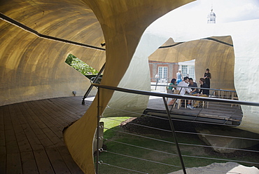 The Serpentine Pavilion of 2014, designed by the Chilean architect Smiljan Radic, London W2, England, United Kingdom, Europe