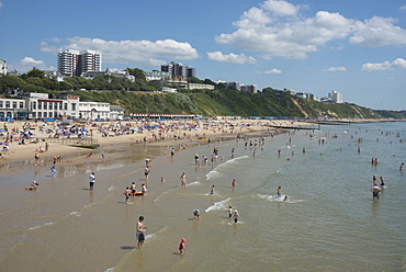 The beach at Bournemouth, Dorset, England, United Kingdom, Europe