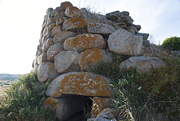 Nuraghe Izzana, one of the largest Nuraghic ruins in the province of Gallura, dating from 1600 BC, Sardinia, Italy, Europe