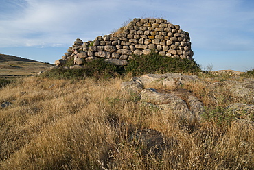 Nuraghe Izzana, one of the largest Nuraghic ruins in the province of Gallura, dating from 1600 BC, Sardinia, Italy, Europe