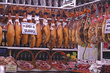 Jamon Shop, Barcelona, Catalonia, Spain, Europe