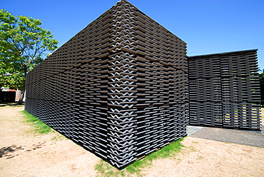 The 2018 Pavilion at the Serpentine Gallery, designed by Frida Escobedo, London, W2, England, United Kingdom, Europe