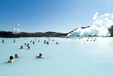 Blue Lagoon (mineral baths), near Keflavik, Iceland, Polar Regions