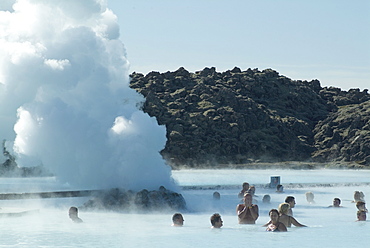 Blue Lagoon (mineral baths), near Keflavik, Iceland, Polar Regions