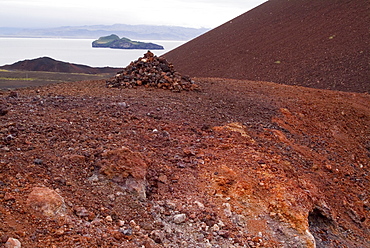 Eldfell Volcano, created in 1973, Heimaey, Westman Islands, Iceland, Polar Regions