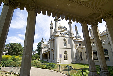 Brighton Pavilion, built by Prince Regent, later George IV, Brighton, Sussex, England, United Kingdom, Europe