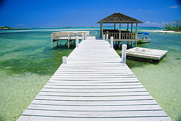 Jetty near Georgetown, Exuma, Bahamas 