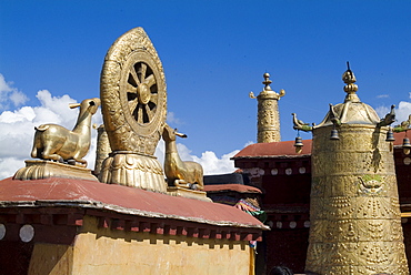 Jokhang Temple, the most revered religious structure in Tibet, Lhasa, Tibet, China, Asia