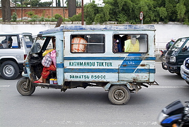 Tuk tuk, Kathmandu, Nepal, Asia