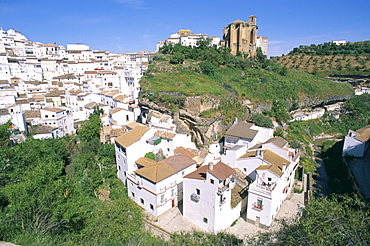 White village, Setenil, Andalucia (Andalusia), Spain, Europe