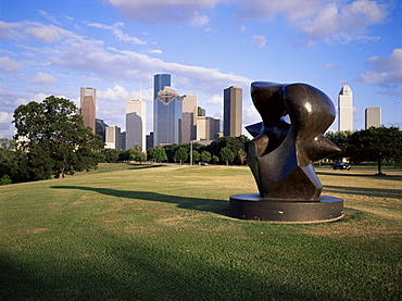 City skyline, Houston, Texas, United States of America, North America