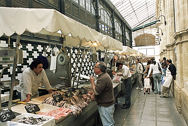 Fish market, Jerez de la Frontera, Andalucia, Spain, Europe