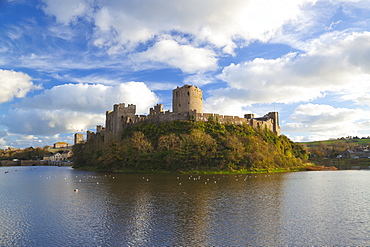 Pembroke Castle, Pembrokeshire, Wales, United Kingdom, Europe