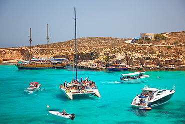 Blue Lagoon, Comino, Malta, Mediterranean, Europe