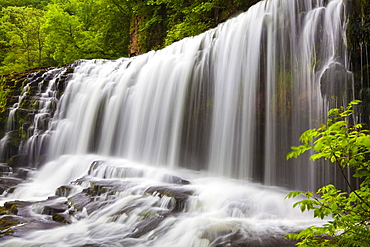 Sgwd Isaf Clun Waterfall, Brecon Beacons, Wales, United Kingdom, Europe