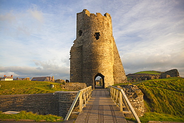 Aberystwyth Castle, Ceredigion, West Wales, United Kingdom, Europe