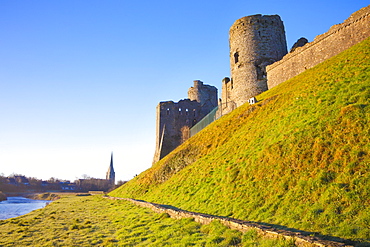 Kidwelly Castle, Carmarthenshire, Wales, United Kingdom, Europe 