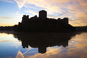 Pembroke Castle, Pemboke, Pembrokeshire, Wales, United Kingdom, Europe