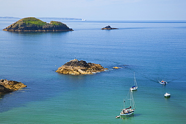 Beach near Lower Solva, Pembrokeshire, Wales, United Kingdom, Europe