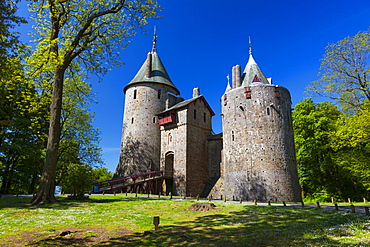 Castell Coch (Castle Coch) (The Red Castle), Tongwynlais, Cardiff, Wales, United Kingdom, Europe