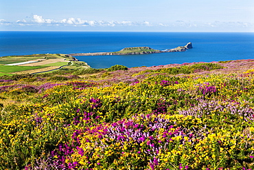 Rhossili Bay, Gower Peninsula, Wales, United Kingdom, Europe