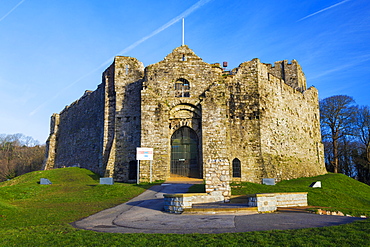 Oystermouth Castle, Mumbles, Swansea, Wales, United Kingdom, Europe