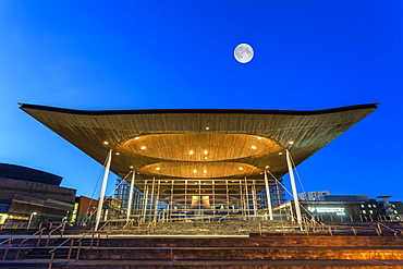 Welsh Assembly (Senedd), Cardiff Bay, Wales, United Kingdom, Europe