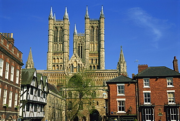 Lincoln Cathedral, Lincoln, Lincolnshire, England, United Kingdom, Europe