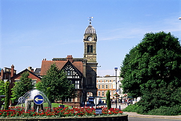 Market Place and Guild Hall, Derby, Derbyshire, England, United Kingdom, Europe