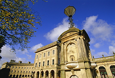 The Crescent, Buxton, Peak District National Park, Derbyshire, England, UK, Europe