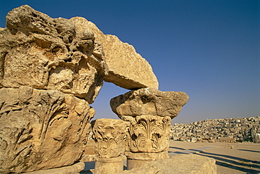 The Temple of Hercules, Citadel, Amman, Jordan 