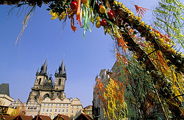 Church of Our Lady before Tyn, Old Town Square, Prague, Czech Republic, Europe