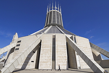 Roman Catholic Metropolitan Cathedral, Liverpool, Merseyside, England, United Kingdom, Europe